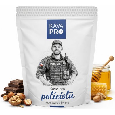 KávaPRO Káva pro policistu zrnková 250 g – Hledejceny.cz