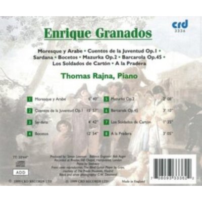 Granados Moresque y Arabe - Thomas Ranja CD – Zboží Mobilmania