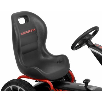 ABARTH black šlapací motokára