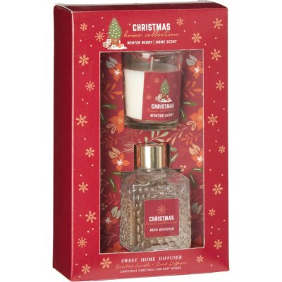 Koopman Sada difuzéru Christmas Home Collection Home Scent různé druhy 100 ml – Hledejceny.cz