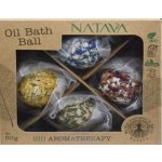 Natava Oil Bath Balls Mix 4 x 50 g dárková sada – Zboží Mobilmania