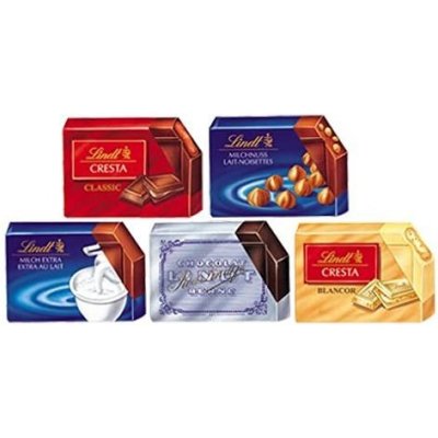 LINDT mini čokoládky (mléčná,bílá,hořká) 6,4 g – Zboží Dáma