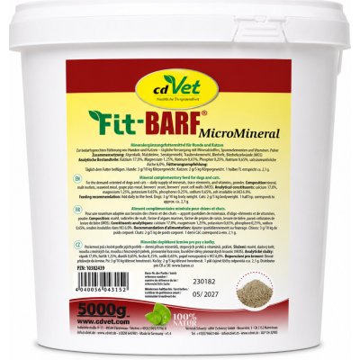 cdVet Fit-BARF Micro Mineral 5000 g – Hledejceny.cz