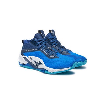 Mizuno Wave Stealth Neo 2 Mid X1GA2405 Modrá – Zboží Mobilmania