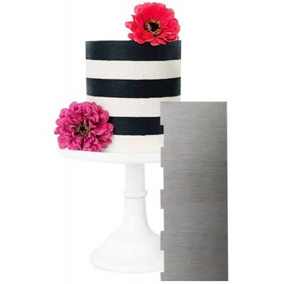 Stěrka na okraje dortů large Stripes 23x9cm Cakesicq – Zboží Mobilmania