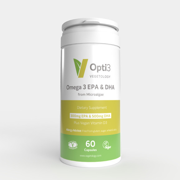 Vegetology Opti3. Omega 3 EPA & DHA s Vitamínem D 60 kapslí od 465 Kč -  Heureka.cz