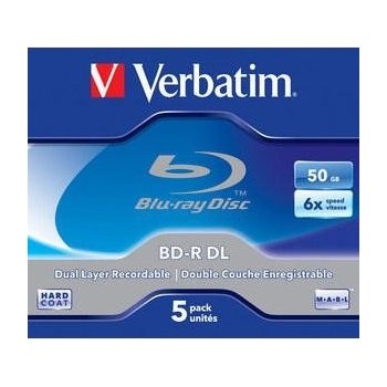 Verbatim BD-R 50GB, 6x, jewel, 5ks (BR027568)