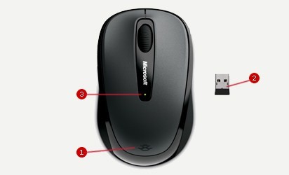 Microsoft Wireless Mobile Mouse 3500 (GMF-00292) : achat / vente