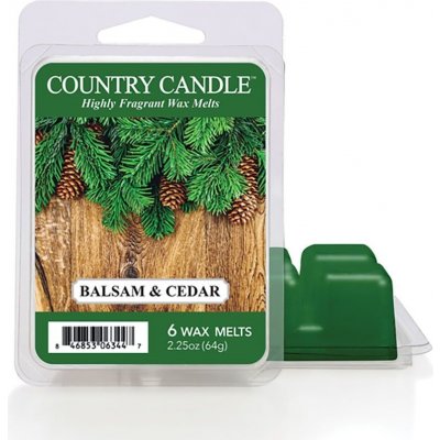 Country candle Balsam & Cedar Vonný Vosk 64 g – Hledejceny.cz