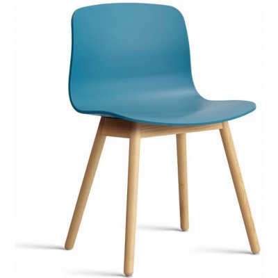 HAY AAC 12 Lacquered Solid Oak / azure blue – Zboží Dáma
