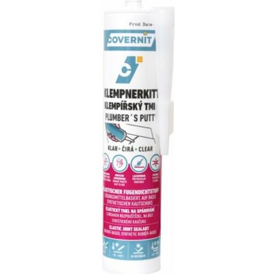 Covernit Klempířský tmel 280 ml čirá – HobbyKompas.cz