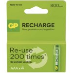 GP Recharge 800 AAA 4 ks 1032124082 – Zboží Živě