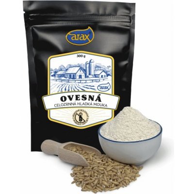 Arax Mouka ovesná celozrnná bezlepková hladká 300 g – Sleviste.cz