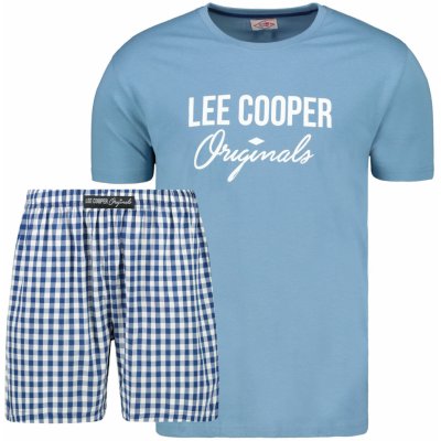 Lee Cooper pánské pyžamo krátké sv.modré