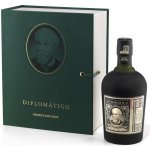 Diplomatico Reserva Exclusiva 12y 40% 0,7 l (dárkové balení kniha podtácky) – Zboží Mobilmania