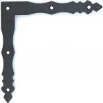 Domax Rohovník ozdobný NAD 150x150x25x2.5mm, černý