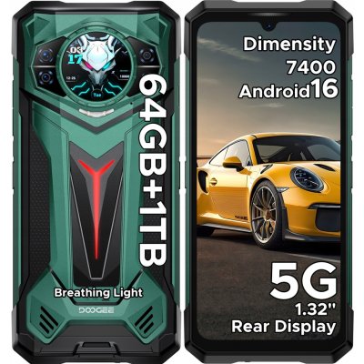 Doogee S200 ULTRA 12GB/1TB 5G Green – Zboží Živě