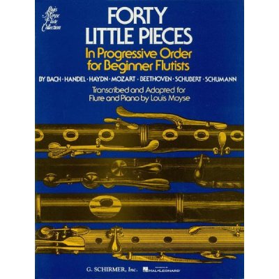 40 Little Pieces In Progressive Order for Beginner Flutists noty na příčnou flétnu klavír – Zbozi.Blesk.cz