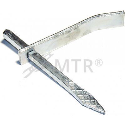 MTR Skoba zednická (špaletová), komplet Velikost: 8x8x20x5mm, Varianta: Skoba zednická , komplet, povrchova-uprava: galv. Zn – Sleviste.cz