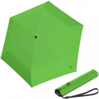 Knirps US.050 green lehký dámský skládací plochý deštník zelený