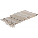 Homestyling Deka se střapci bavlna béžová 130x170 – Sleviste.cz