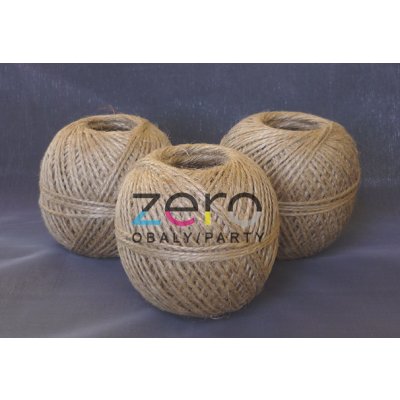 Provaz/motouz jutový 100 g (60 m) – Zboží Dáma