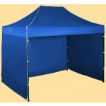 Expodum Nůžkový stan 3x2m ocelový Modrá 3 boční plachty – Hledejceny.cz