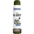 Bros repelentní spray na oděvy odpuzuje a zabíjí klíšťata 90 ml