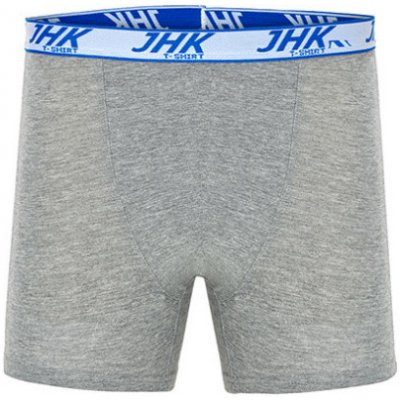 Jhk pánské dlouhé boxerky 3 páry JHK901 Grey Melange – Zboží Mobilmania