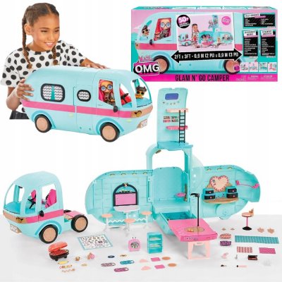 MGA Karavan L.O.L. Surprise Glam N Go tyrkysový – Zboží Dáma