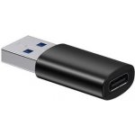 Baseus ZJJQ000001 Ingenuity Mini OTG Adaptér z USB-A na USB-C Black 6932172605643 – Zbozi.Blesk.cz