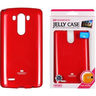 Pouzdro JellyCase LG G3 Beat červené – Zboží Mobilmania