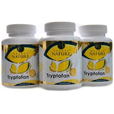 GoldenNature Tryptofan + B6 300 kapslí – Hledejceny.cz