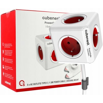 Cubenest PowerCube 1,5 m bílá červená – Zboží Živě