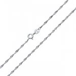 Šperky4U Stříbrný řetízek lambada singapore NB-7037-60 – Hledejceny.cz