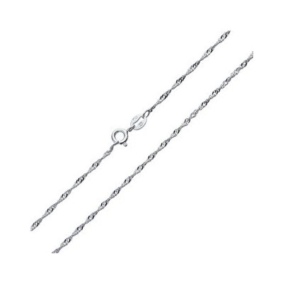 Šperky4U Stříbrný řetízek lambada singapore NB-7037-60 – Hledejceny.cz