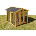 Kerbl výběh pro králíky odklopný s domečkem 115 x 85 x 90 cm – Zboží Dáma