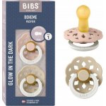 Bibs Boheme dudlíky přírodní kaučuk 2ks Blush Nočný / Vanilla Nočný – Zboží Mobilmania