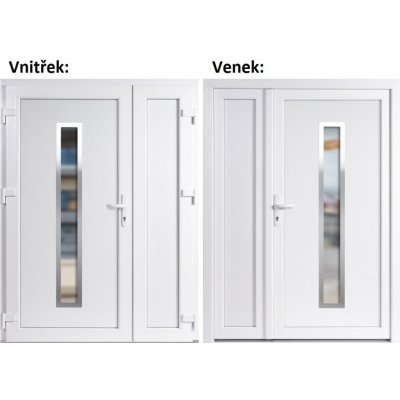 Soft Hana Inox Panel Plný Bílá/bílá 150 x 200 cm – Hledejceny.cz