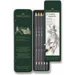 Faber-Castell Akvarelová grafitová tužka Graphite Aquarelle 5 ks plechová krabička 117805 – Zboží Mobilmania