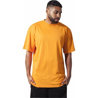 Urban Classics Prodloužené bavlněné rovné pánské triko Oranžová – Zboží Mobilmania