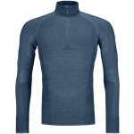 Ortovox funkční tričko 230 Competition Zip Neck petrol blue – Zboží Dáma