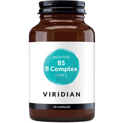 Viridian Vysoký B5 B-komplex + vitamín C 90 kapslí – Hledejceny.cz
