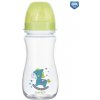 Láhev a nápitka Canpol babies láhev se širokým hrdlem Toys zelená 300ml