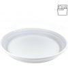 Jednorázové nádobí Talíř plastový bílý PP 22 cm 30.09650