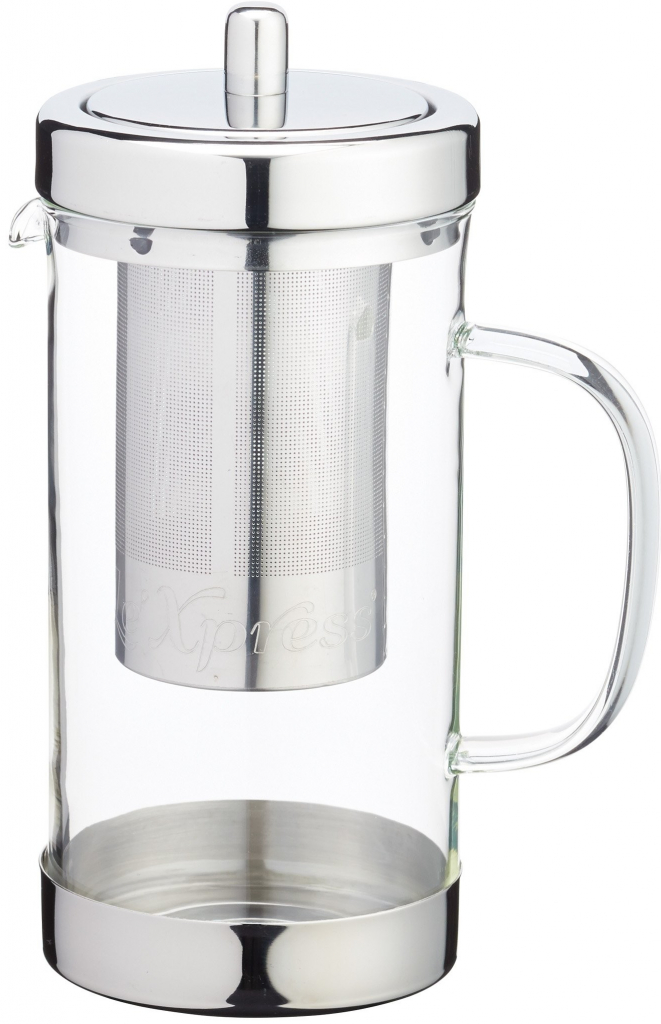 Kitchen Craft Le´Xpress Infuser Teapot nerez/sklo 1L od 1 143 Kč -  Heureka.cz