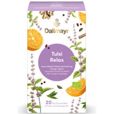 DALLMAYR PYRAMIDA TULSI RELAX TEA SEALED POM. 20 pyramidek – Zboží Mobilmania