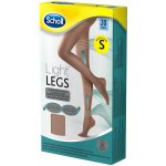 Scholl kompresivní Light Legs Kompresní punčochové kalhoty hnědé 20 den – Zboží Dáma
