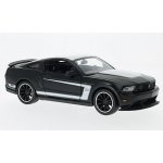 Maisto Ford Mustang Boss 302 matná čierna/biela 1:24 – Zbozi.Blesk.cz