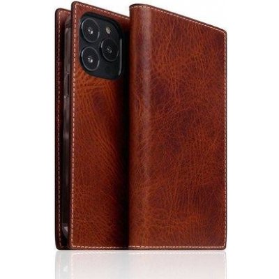 Pouzdro SLG Design D7 Italian Wax Leather iPhone 14 Pro hnědé